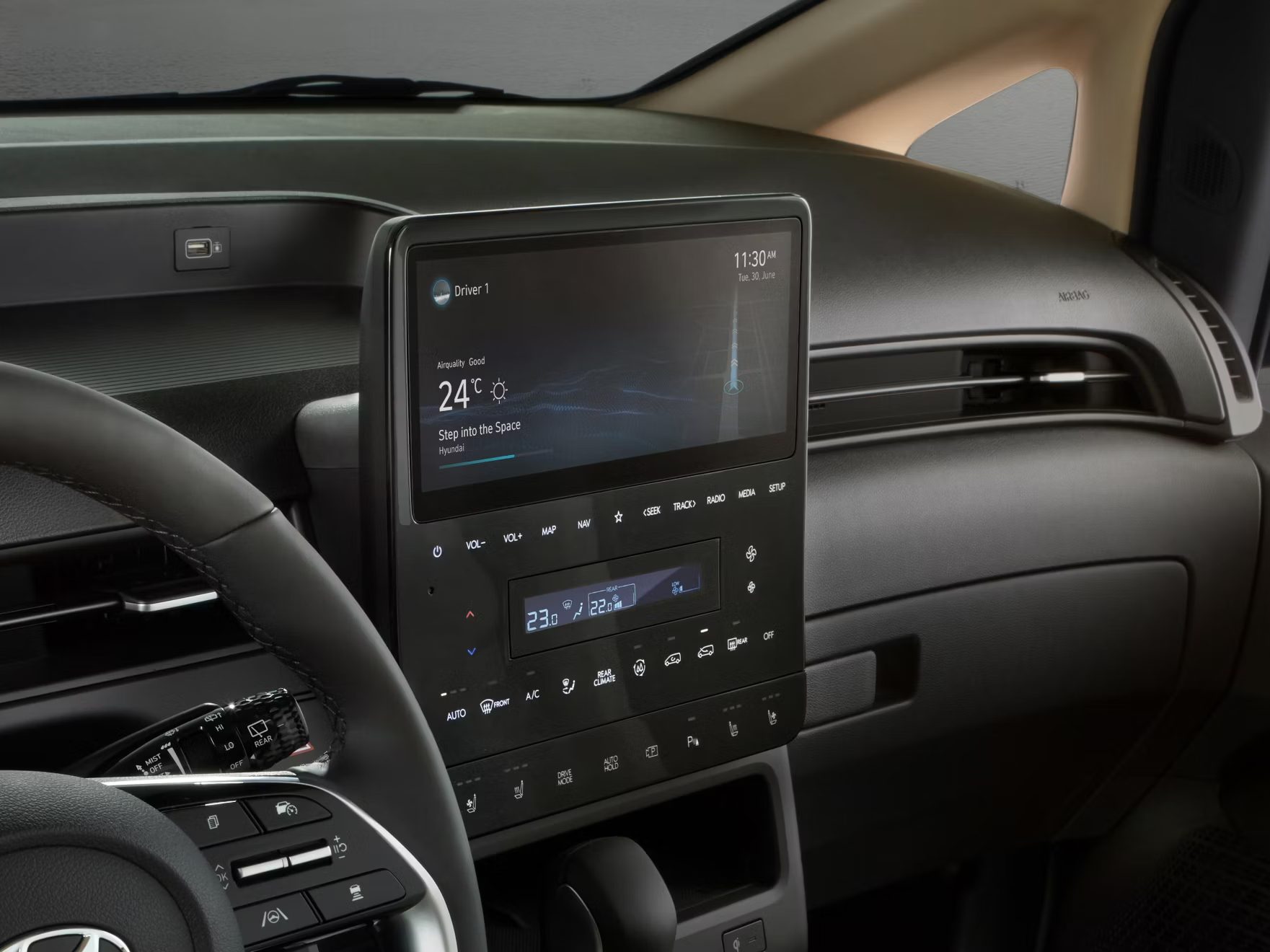 Hyundia STARIA Dashboard