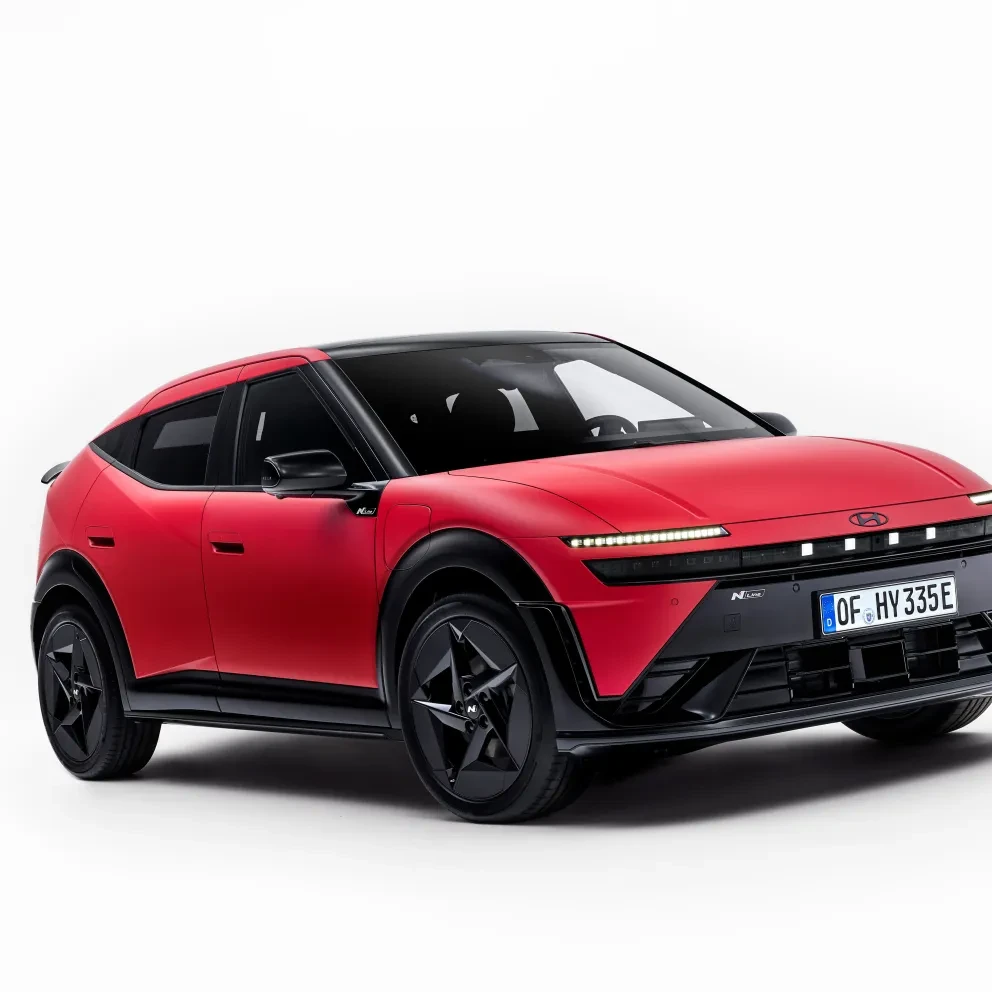 Hyundai IONIQ 3 rechter/schuine voorkant vrijstaand