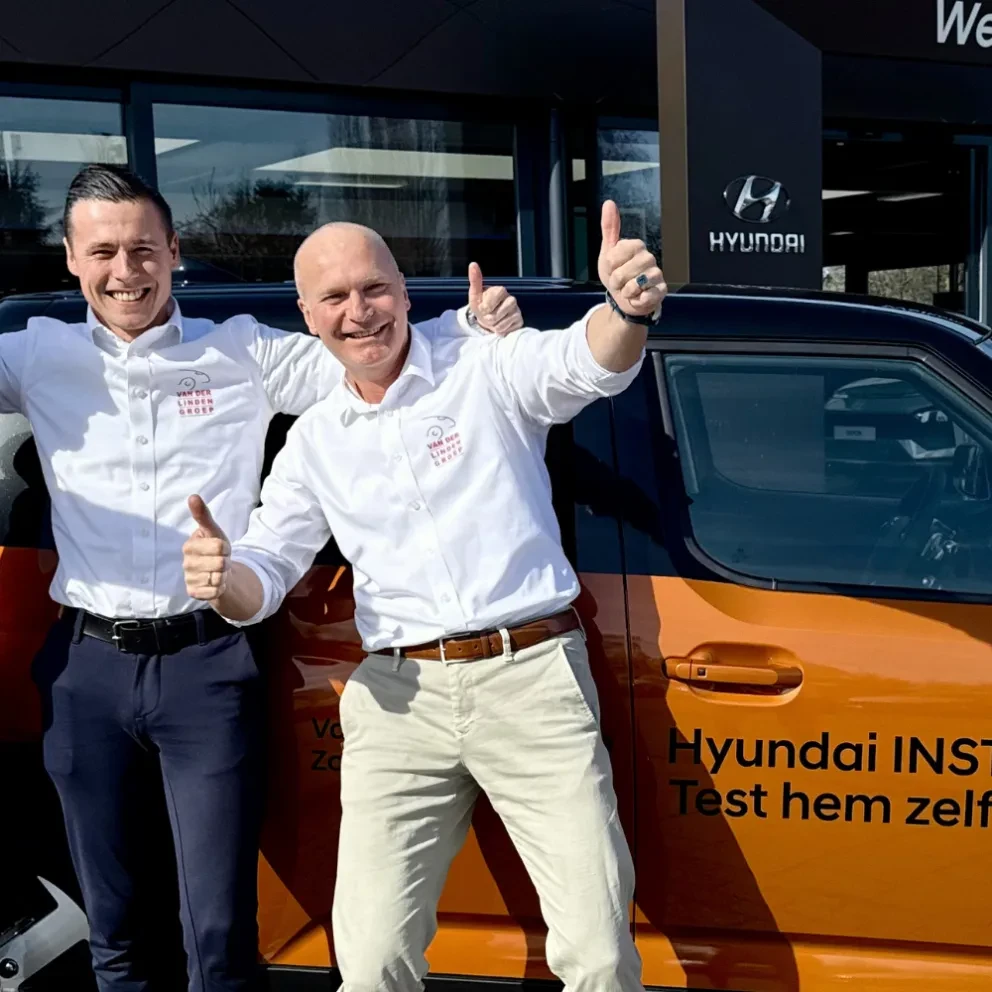 Team Waddinxveen met de Hyundai INSTER