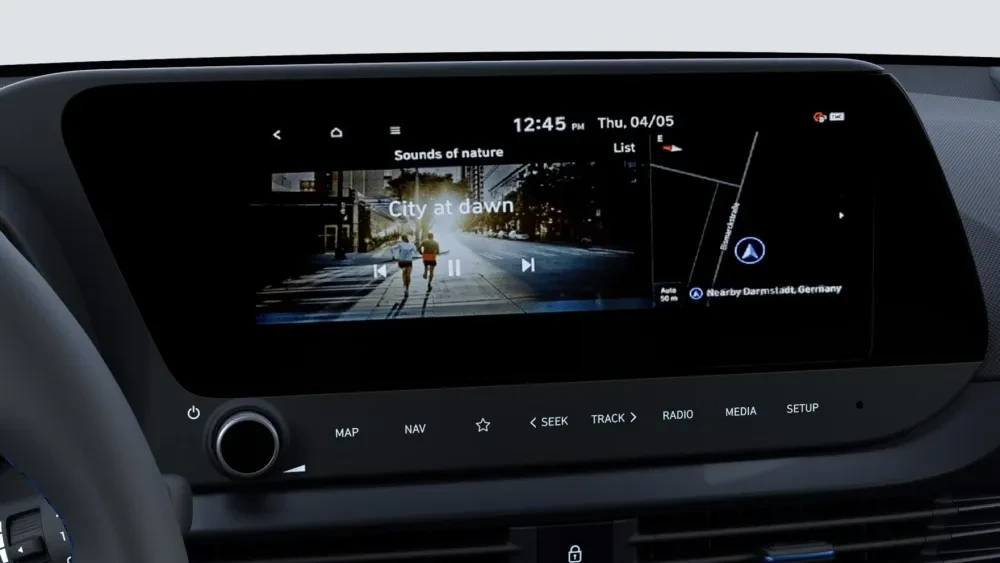 Hyundai Bayon infotainment
