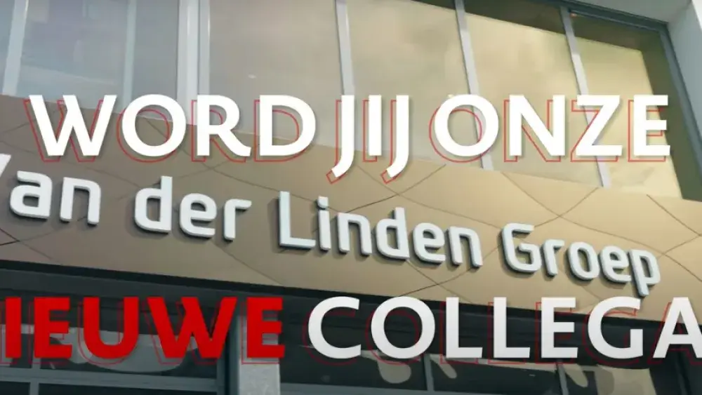 Nieuwe collega Van der Linden Groep