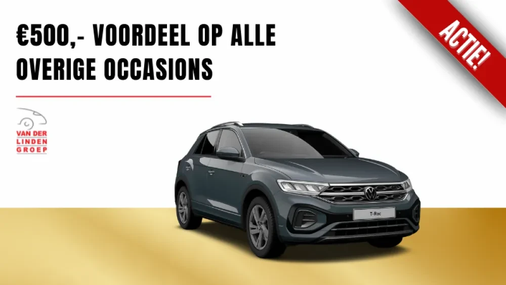 €500,- voordeel op alle overige occasions