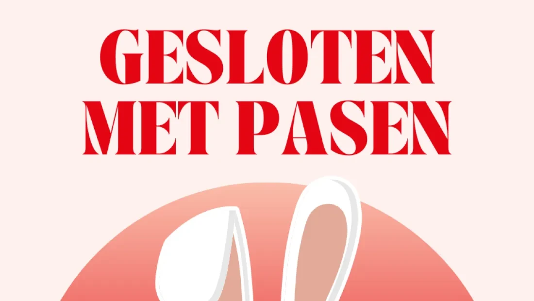 Gesloten met pasen